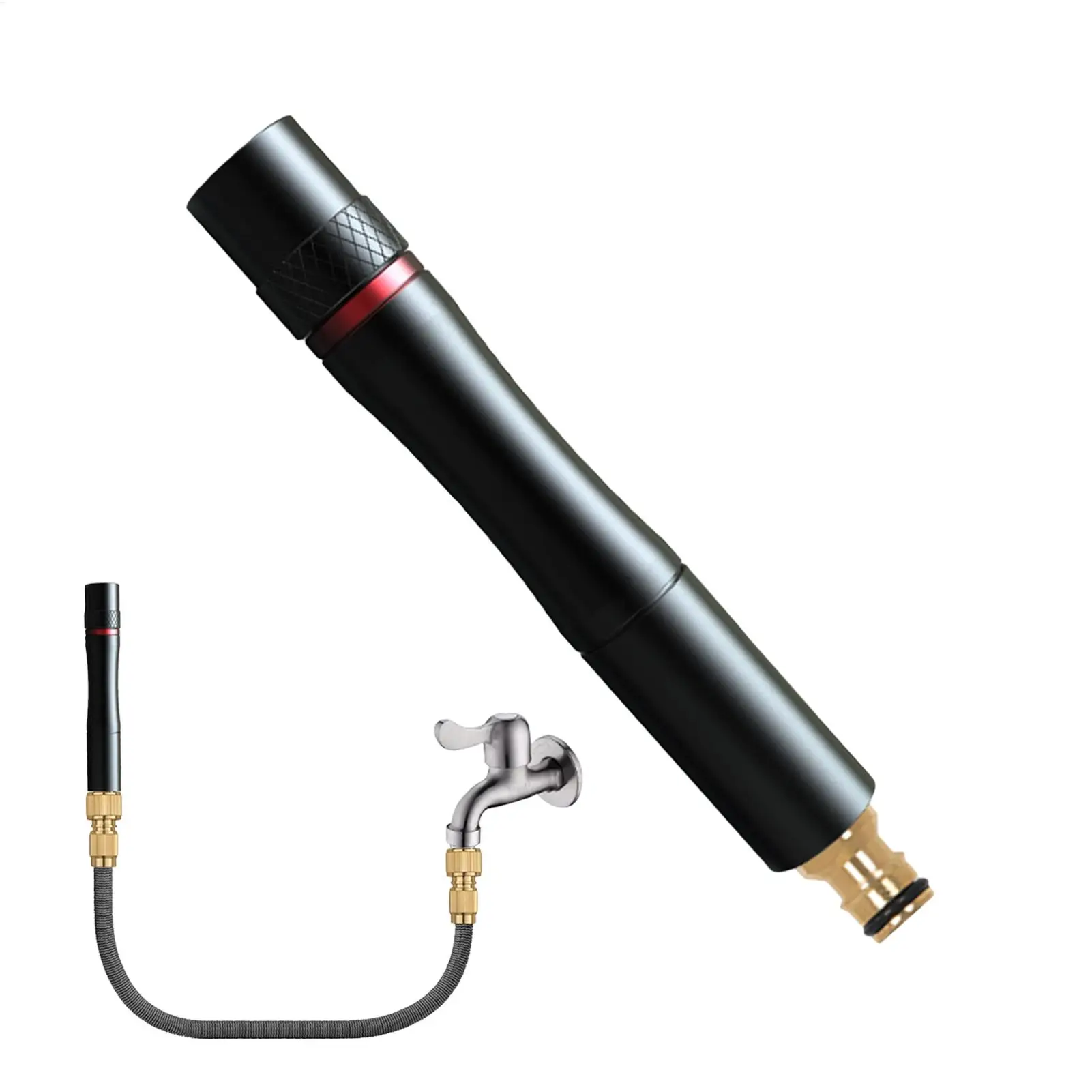 High Pressure Hose Nozzle Adjustable Spray Non-Slip Handheld Showerhead/direct/atomized Spray Mode Car Washing Water Gun