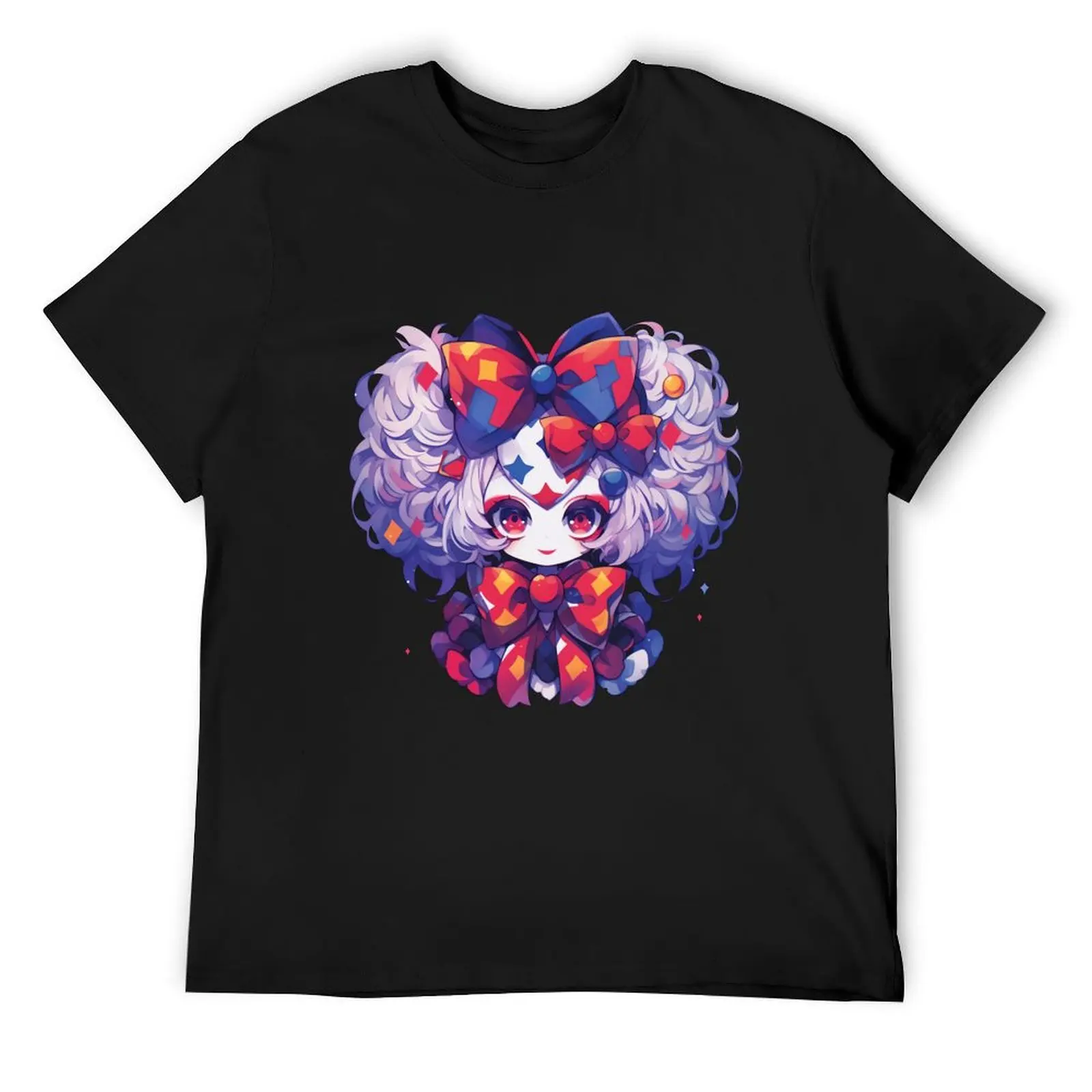 

Cute Kawaii Halloween Evil Clown Girl T-Shirt vintage aesthetic clothes designer shirts mens clothing