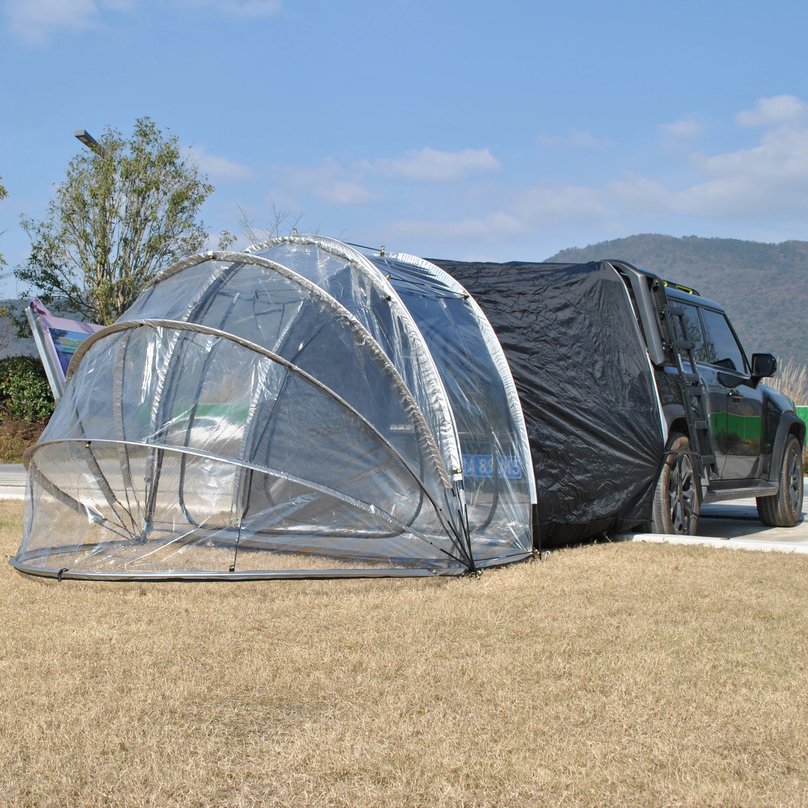 

Tailgating Bubble House, Transparent Tailgating Tent,Sports Tent,Tailgating Transparent Tent, 4-Person Rear PVC Tent