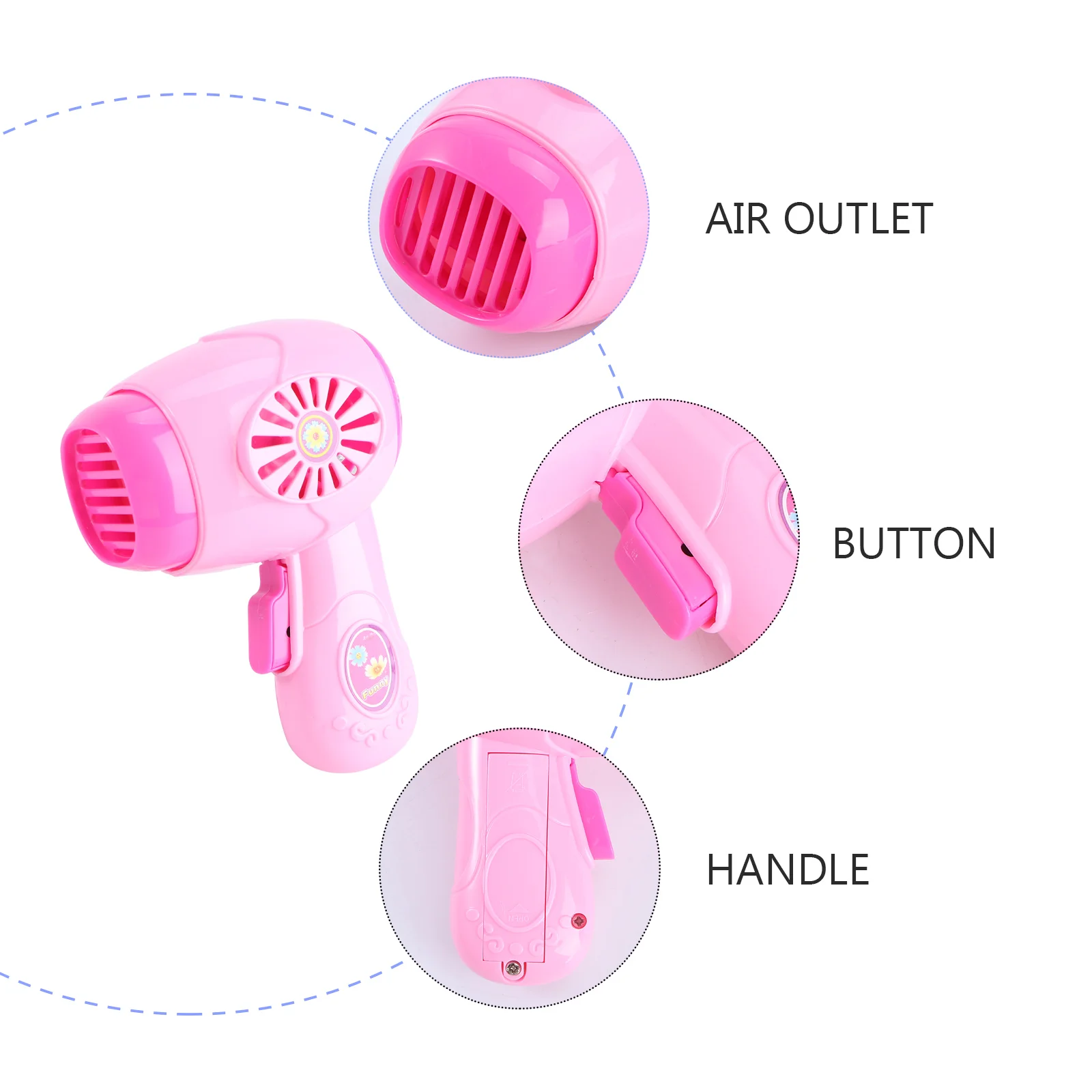 Simulation Toys Electric for Adults Mini Appliances Dolls Miniature Baby Blow Dryer Hair