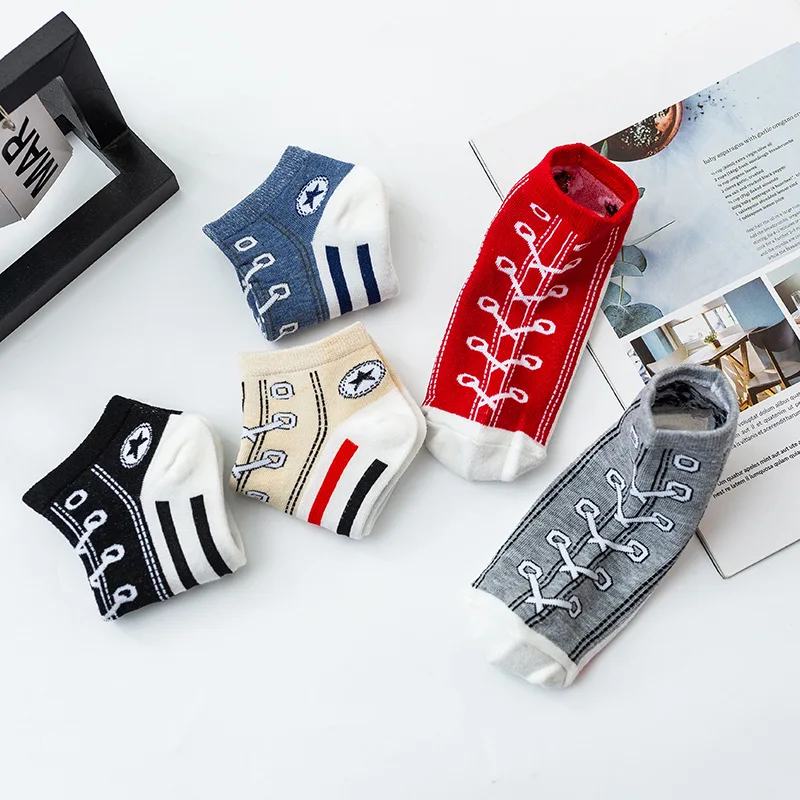 50/30/10/5 low personalized short trend short socks mouth canvas sports college fall and summer socks boat socks shallow new