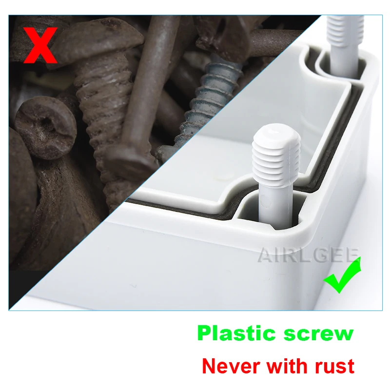 AG Series High-end Quality IP67 Waterproof DIY Electrical  Junction Box ABS plastic RoHS Enclosure Case Outdoor Distribution box