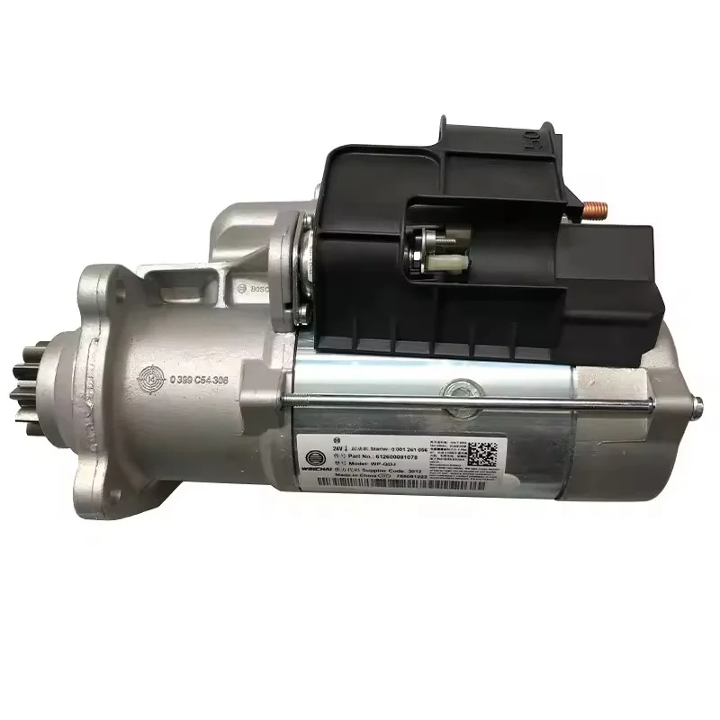 for BY612600091078  Diesel engine parts starter motor 612600091078 fit for Shacman