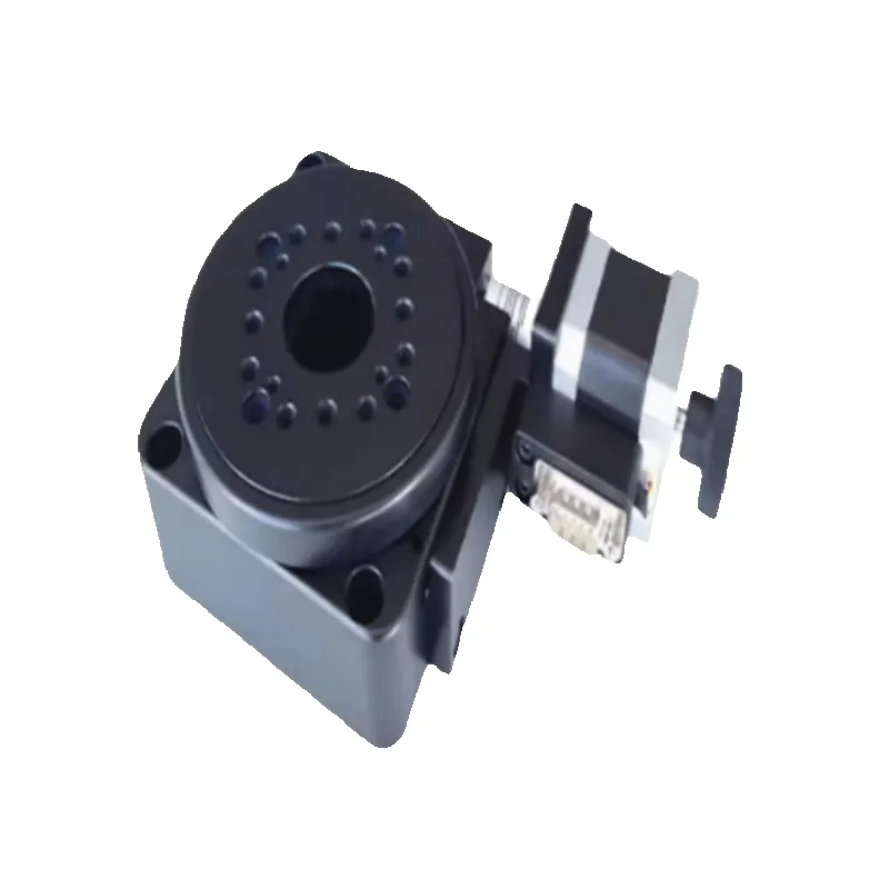 

Высокоточный электрический поворотный стол PT-GD201, индексирующая пластина угловой пластины, подшипник диаметром 100 мм, передаточное число 45 кг 180:1.