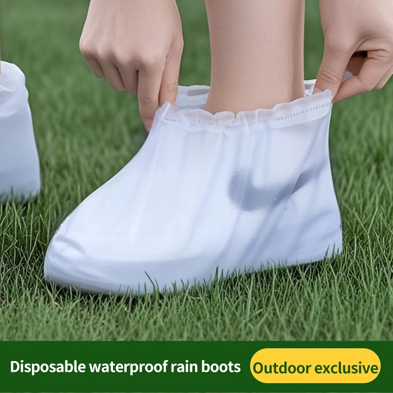 Waterproof PVC Rain Boots for Outdoor Use NonSlip Durable Rubber Sole Garden Fishing Working Rain Shoes 2 Pairs Pack