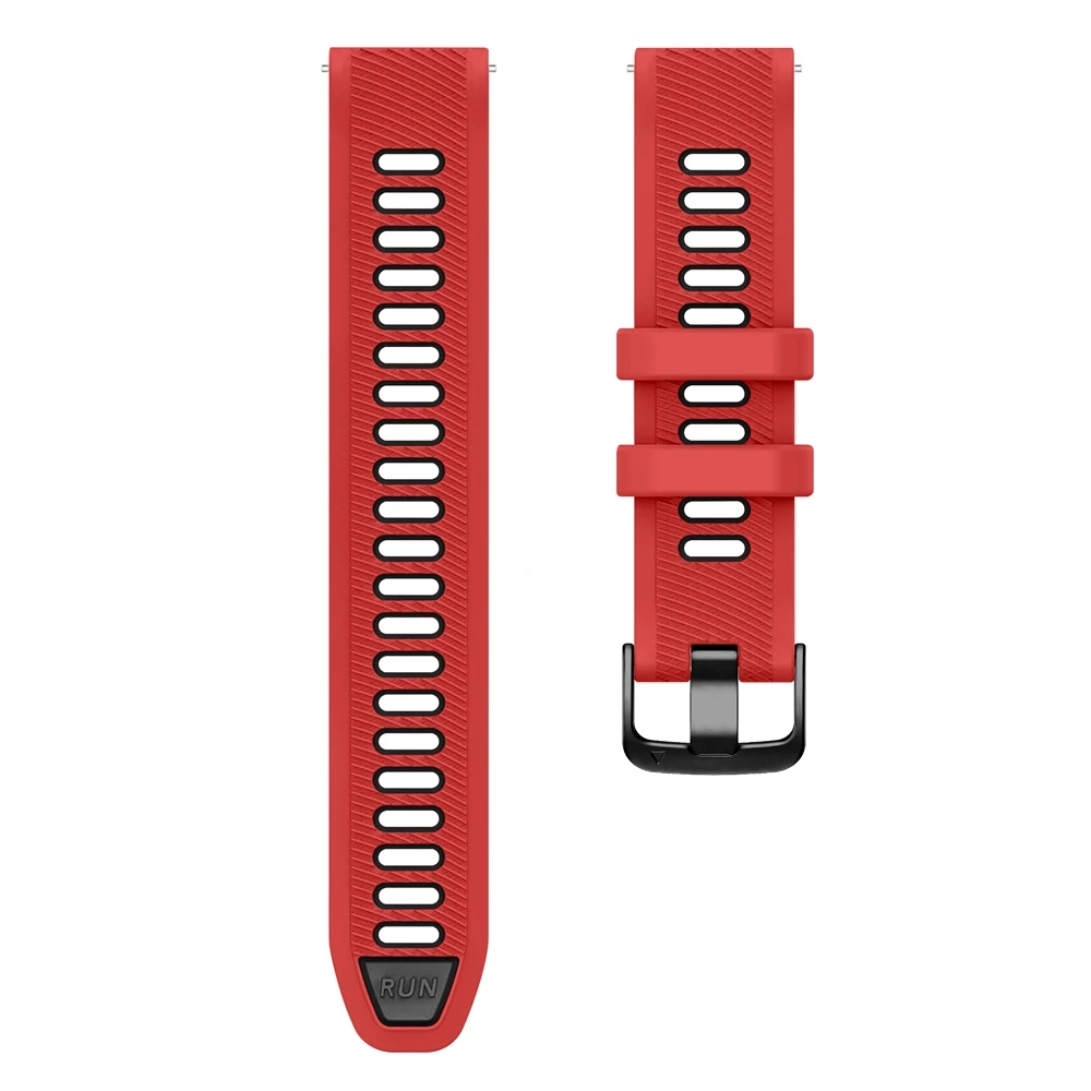 Universelles 22-mm-Sport-Silikonarmband für Garmin Forerunner 265 255 Musikband für Vivoactive 4/Venu 4 45 mm Armband-Uhrenarmband – Detail 21