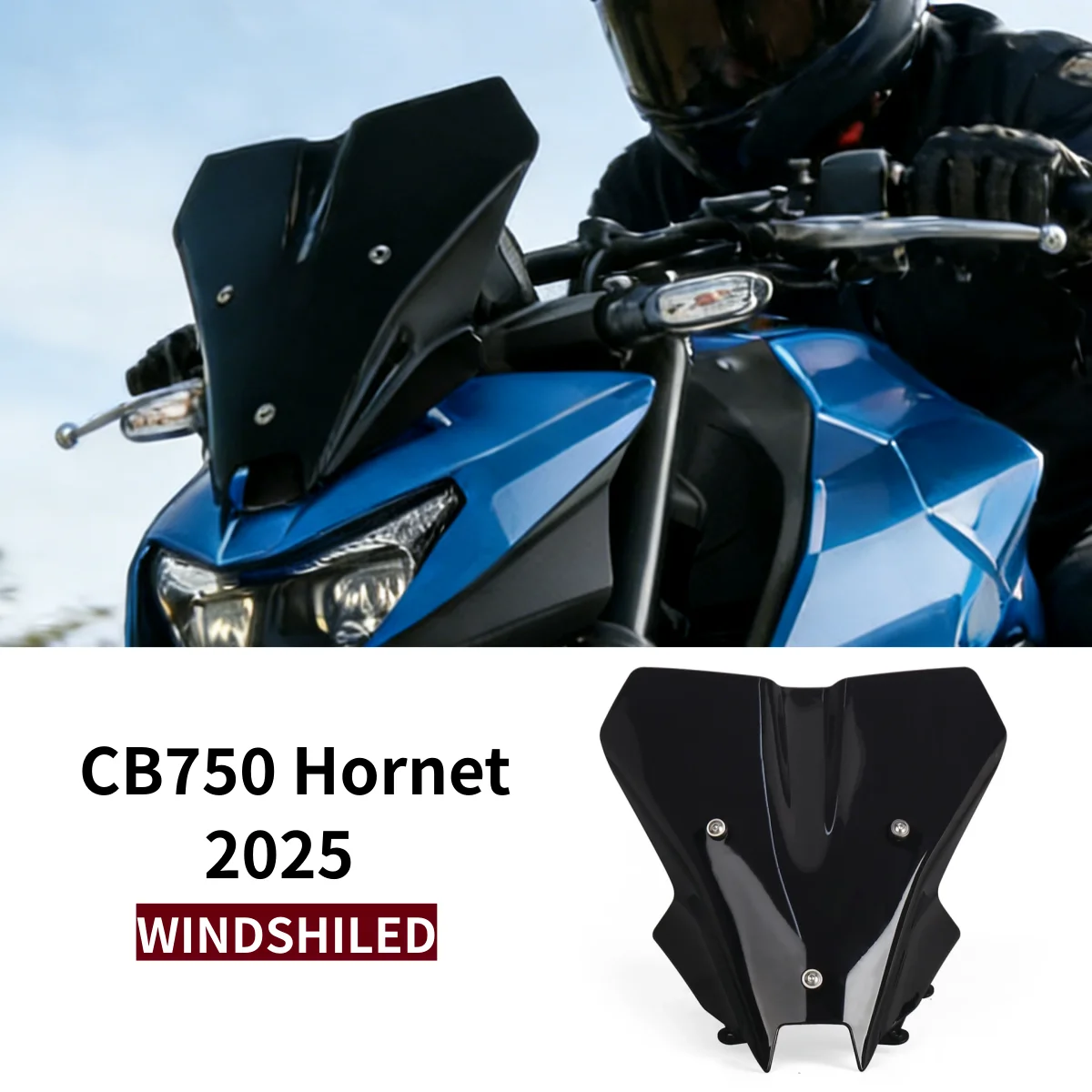 

Ветровое стекло (дефлектор) для мотоцикла Honda CB750 Hornet 2025-2026