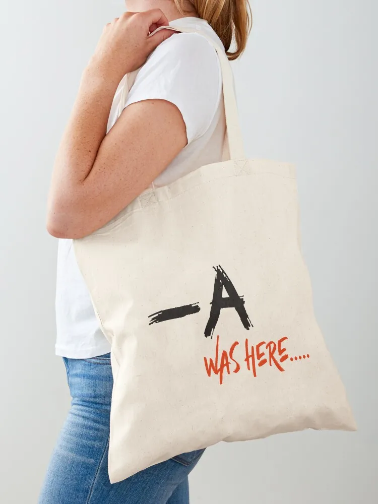 

A was here Tote Bag personalized tote Women's shopper bag Lady bags great bag