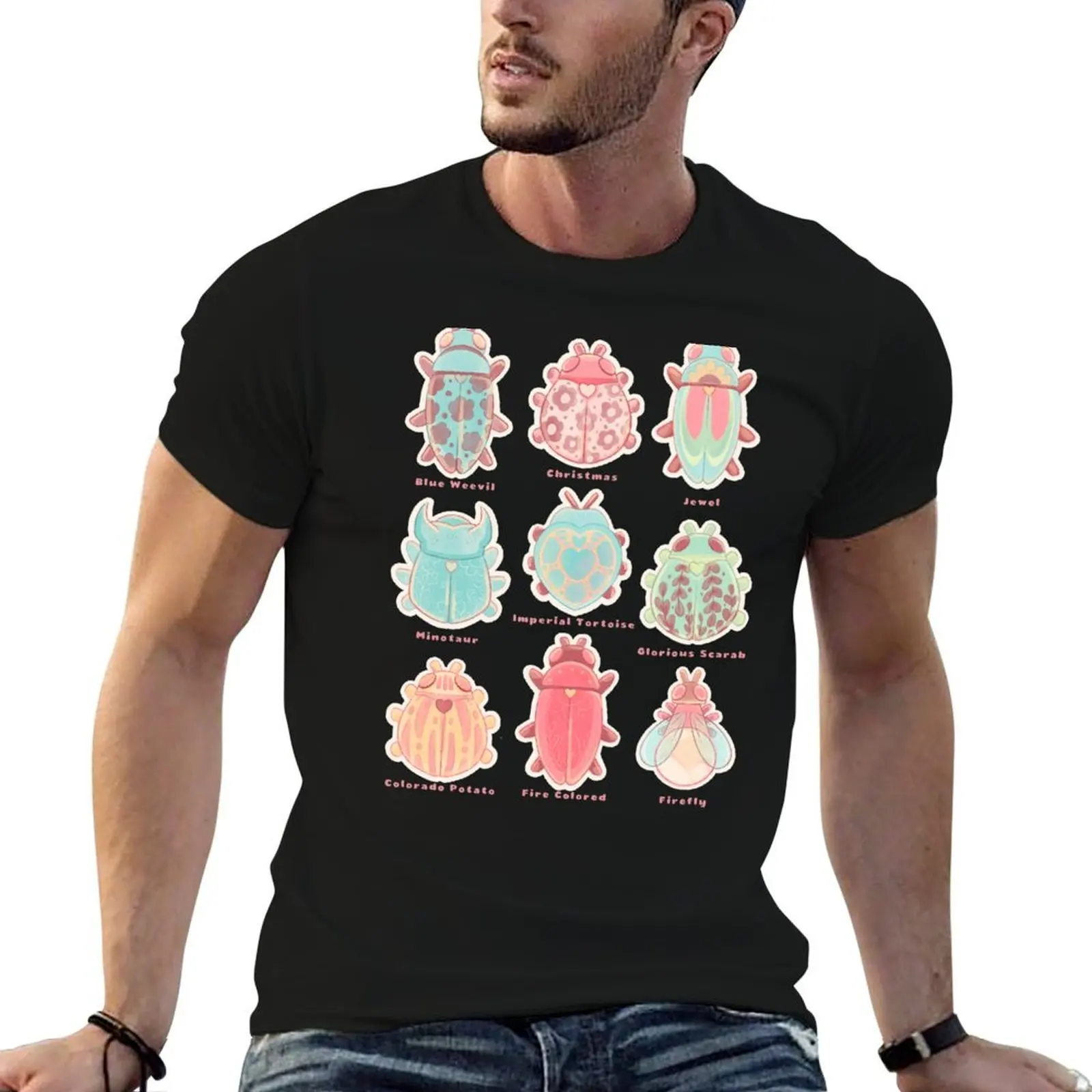 

Beetle Species Illustration with Names T-Shirt funny t shirts man man tshirt T-Shirt