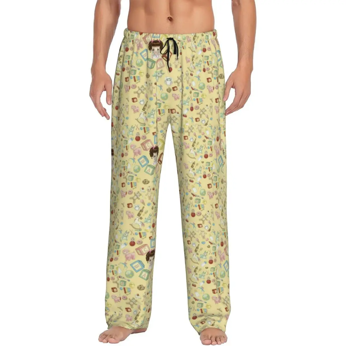 

Custom Martinez Melanie Pajama Pants Men Lounge Sleep Stretch Sleepwear Bottoms with Pockets