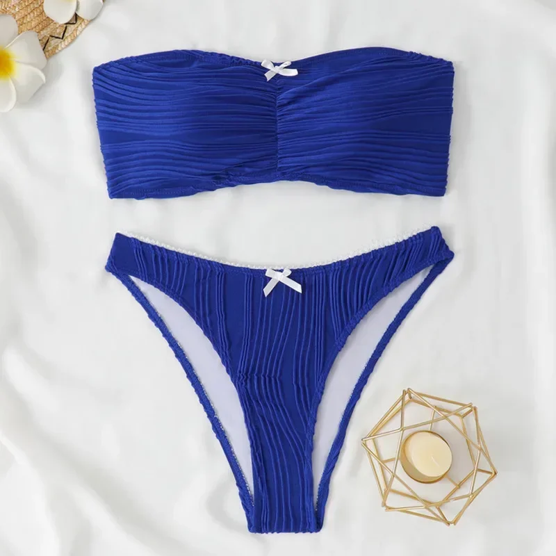 Bikini sexy Costumi da bagno tinta unita Costumi da bagno da donna Push Up Costumi da bagno da spiaggia femminili Costume da bagno Bikini brasiliano Set Bagnante da piscina