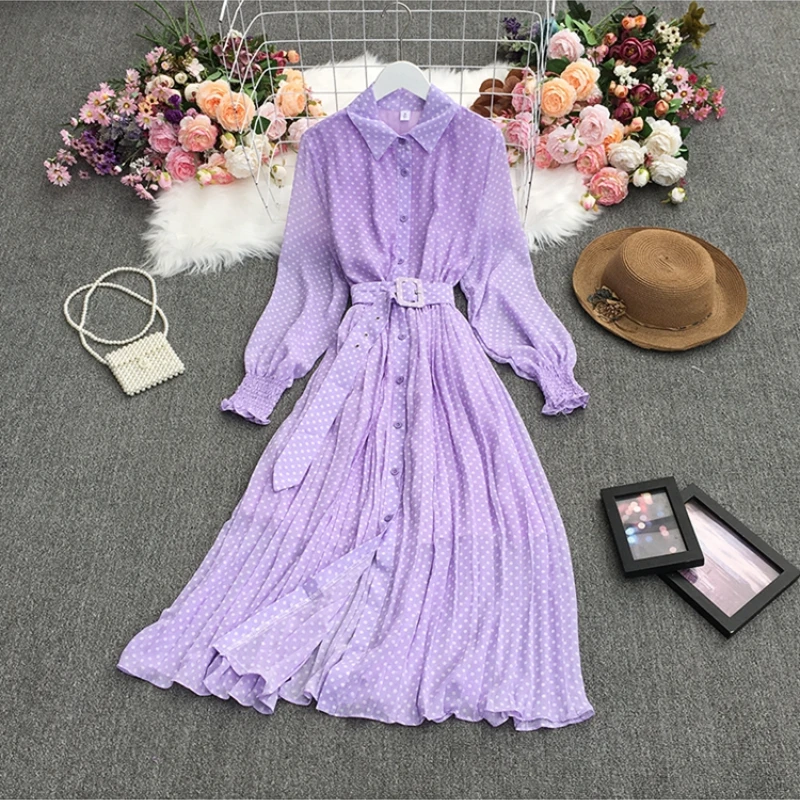 Ladies Chiffon Bohemian Maxi Dress for Women Clothing Female Girls Summer Fashion Casual High Waist Party Long Dress PAD1872 2