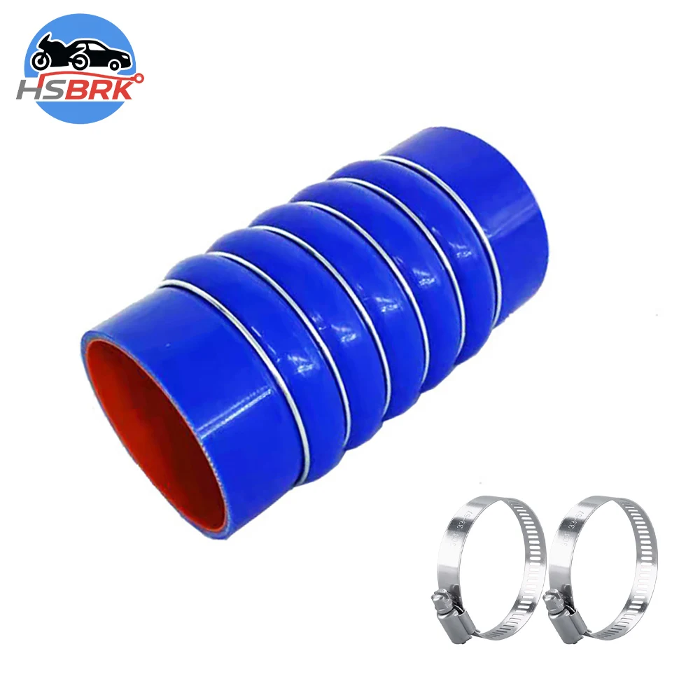100-300MM Enhanced Boost Tube Silicone Tube Silicone Steel Wire Hump Hose ID45-110mm Turbocooler Inlet Pipe Connector