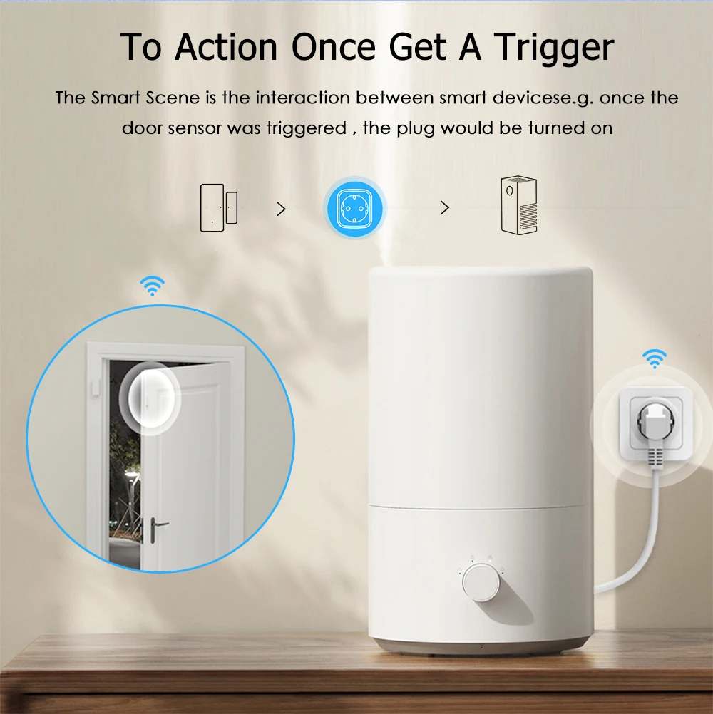 EWelink WiFi Smart Plug 20A EU Smart Socket With Power Monitor Timing Electrical Socket Support Alexa Google Home Yandex Alice