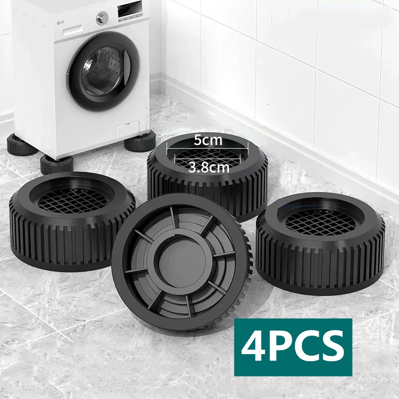 

4 Pcs Washing Machine Foot Pads for Anti-Vibration Anti-Walk, Noise Reducing Anti Slip Anti Vibration Washing Machine Feet Pads
