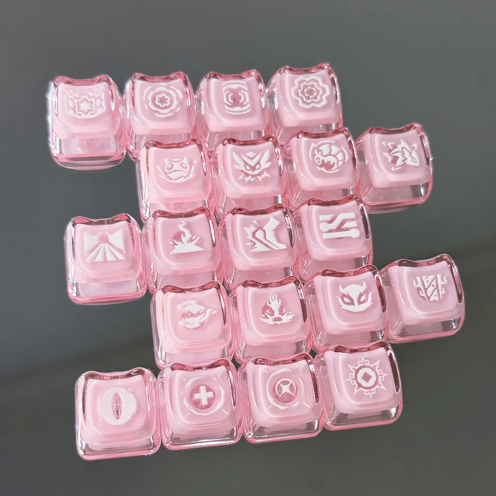 Valorant Keycaps Custom Clove Jett Sage Cute Anime Keycap Resin Transparent  Artisan Point MAO Mechanical Keyboard Accessories