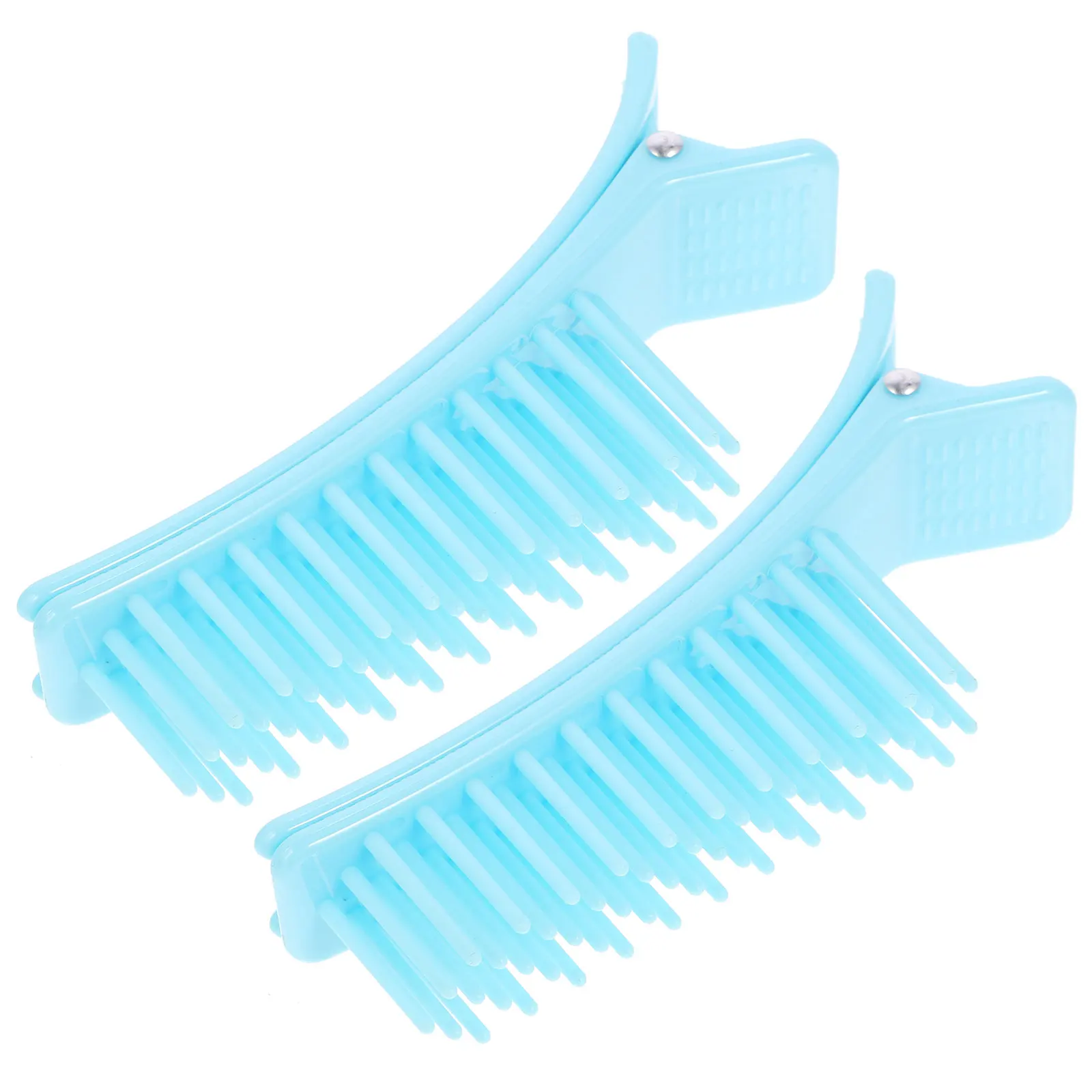 

2Pcs Hairdressing Clips Professional Sectioning Clips for Salon and Home Use Multi-Function Styling Dyeing Hair Cutting Tools