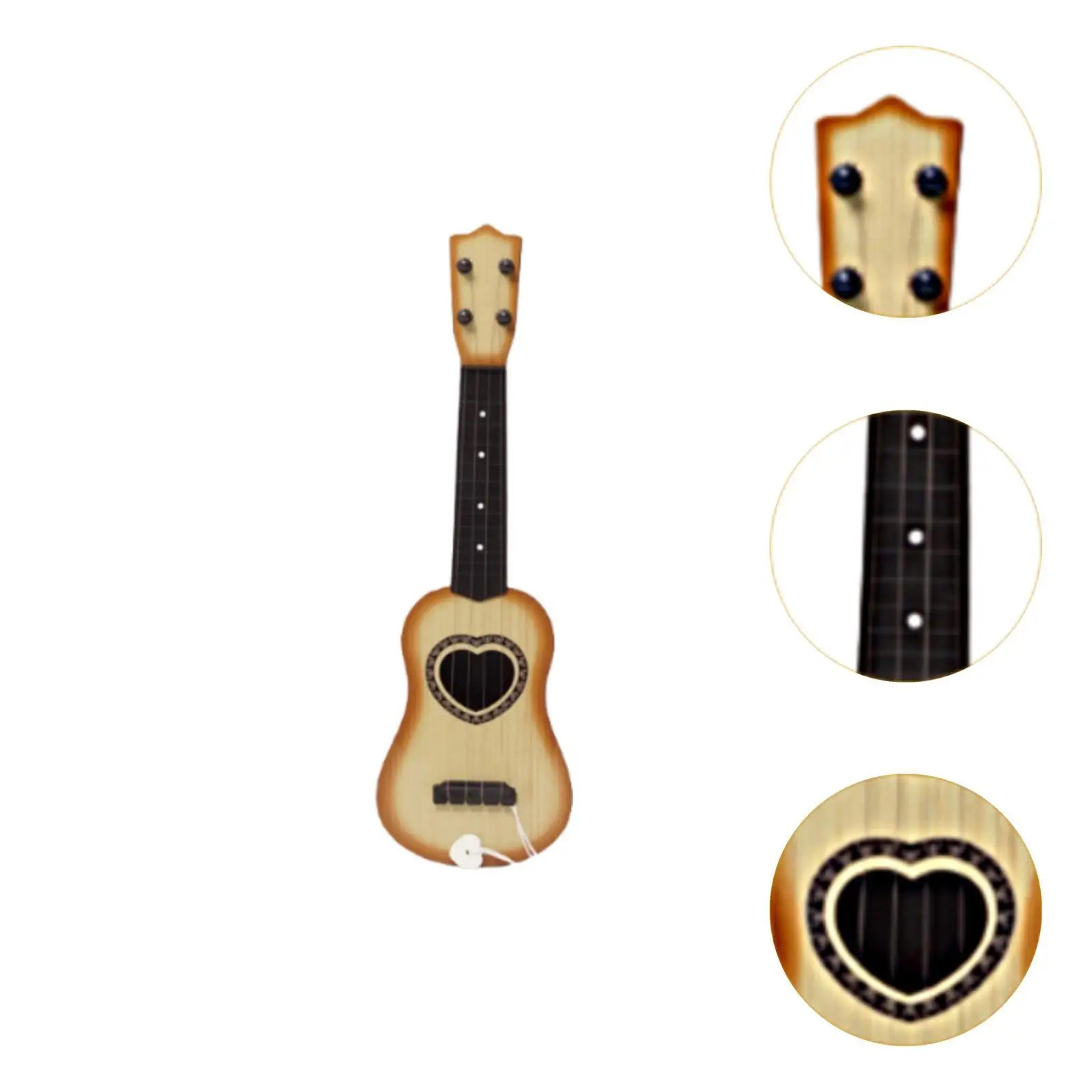 Kids Ukulele Toy Educational Skill Improving Developmental Musical Toy 4 String Mini Children Guitar for Toddlers Boys Girls