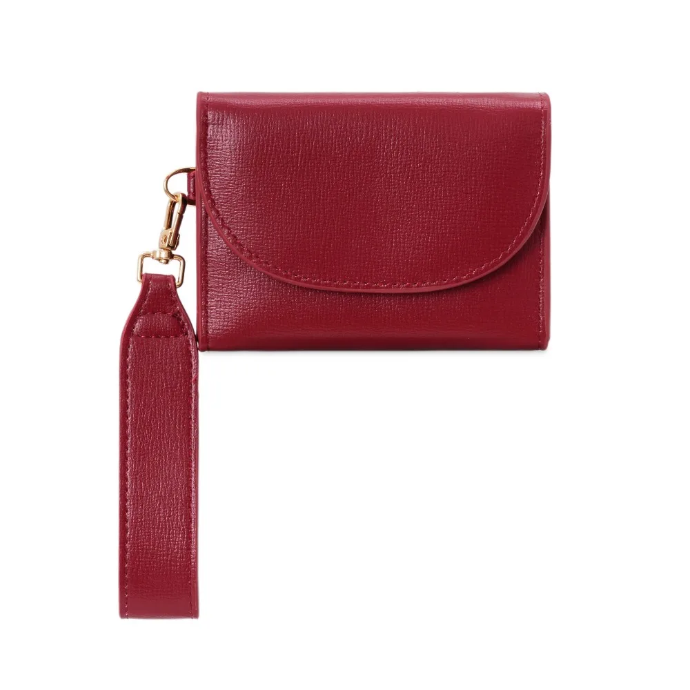 

Fashion Design Korean Style Wide Strap Wallet Purse Short Clutch Card Bag Multi Slot Card Holder PU Leather Card Holder Men