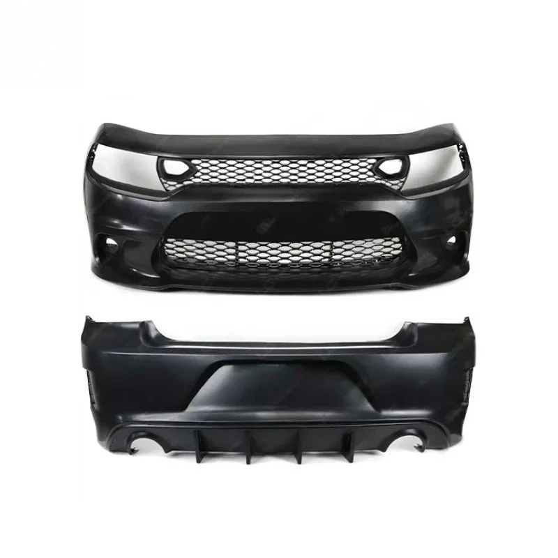 

For Charger 2015-2023 PP Plastic Body Kit Front Rear Bumper Grille Front Lip