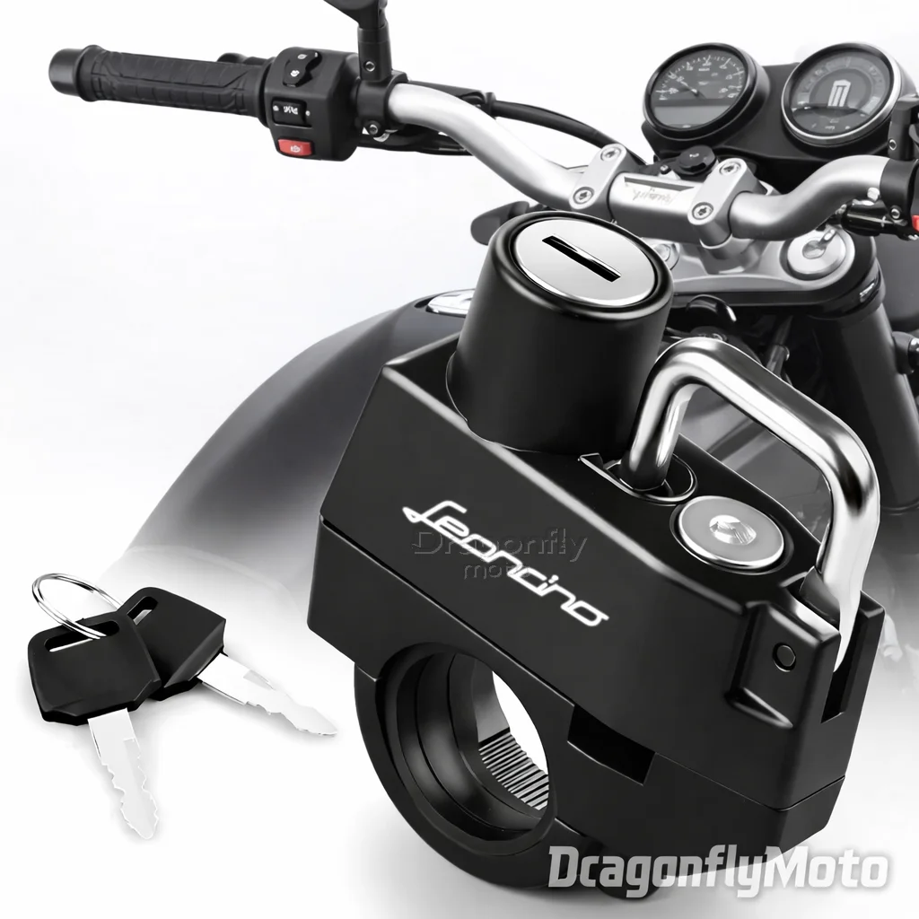 

Замок для мотоциклетного шлема для Benelli Leoncino 500/LeonineX, противоугонный замок для шлема, противоугонное устройство, нержавеющий противоугонный замок