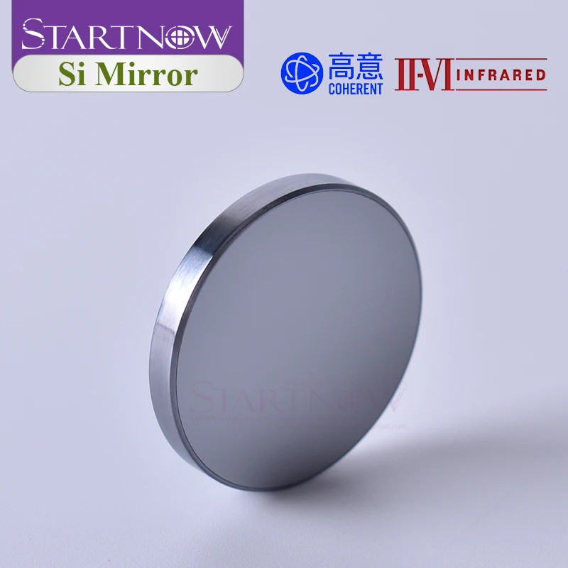 II-VI INFRARED Lens Laser Mirror Si Reflective 20mm 25 Thickness 3mm Co2 Laser Reflector For CO2 100W Cutting Engraving Machine