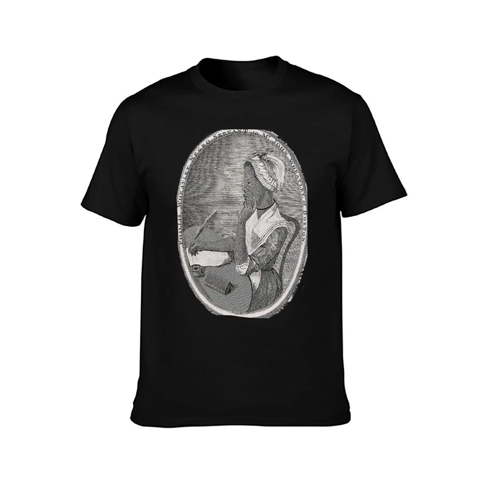 Phillis Wheatley T-Shirt Basic Plain Tee for Spring and Summer T-Shirt