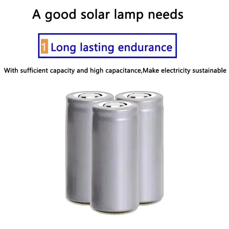 2024 New Solar Lamp Battery 3.2V Large Capacity Lithium Battery Solar Street Lamp Floodlight Battery with Protection Panel