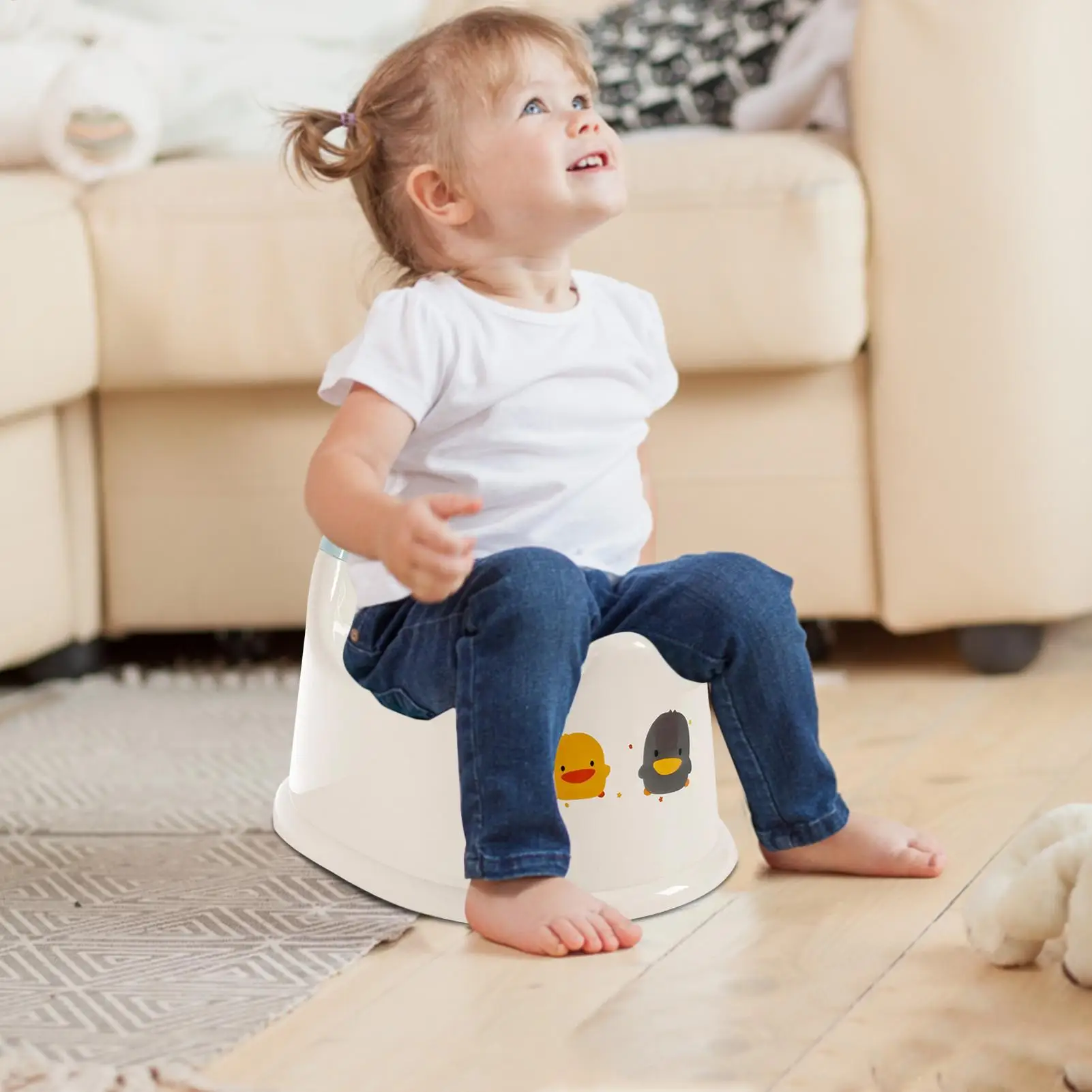 Toddler Potty Potty Seat Anti-Slip Portable Toddler Training Toilet Chair with Lid for Children Travel Boys Home view 5