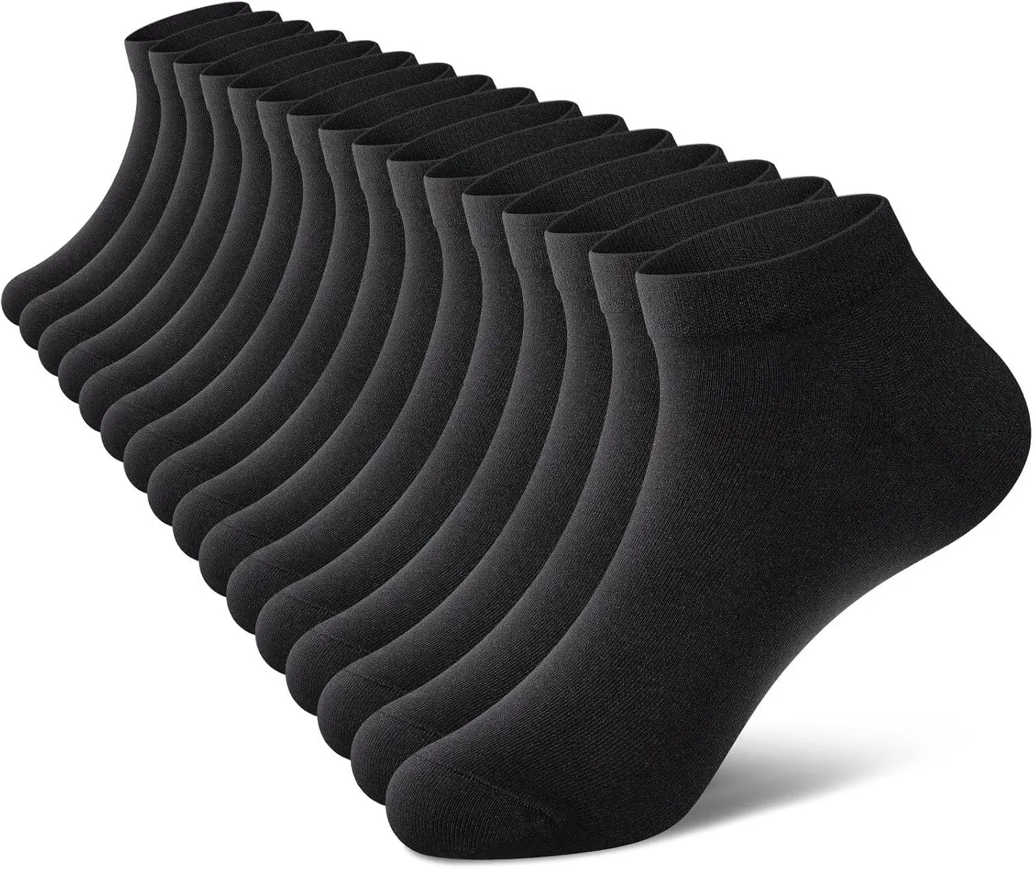 

Low Cut Ankle Socks for Men, Non Slip Grips Casual Cotton Socks in Sizes 6-10 and 11-13