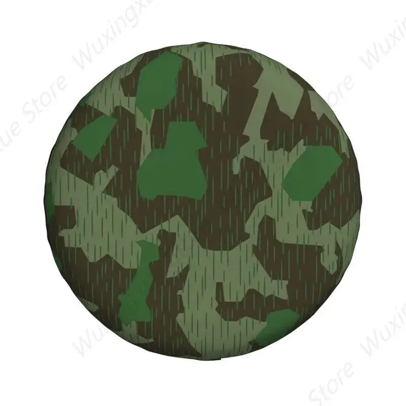 WW2 Germany Military Splinter Camo Spare Tire Cover for Honda CRV Jeep RV SUV Splittertarn Camouflage Car Wheel Protector Covers