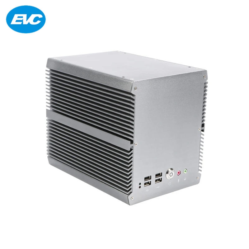 2020 أفضل سعر Win 10 كمبيوتر بدون مروحة مع 4 فتحات Pci صندوق صناعي كمبيوتر صغير #2
