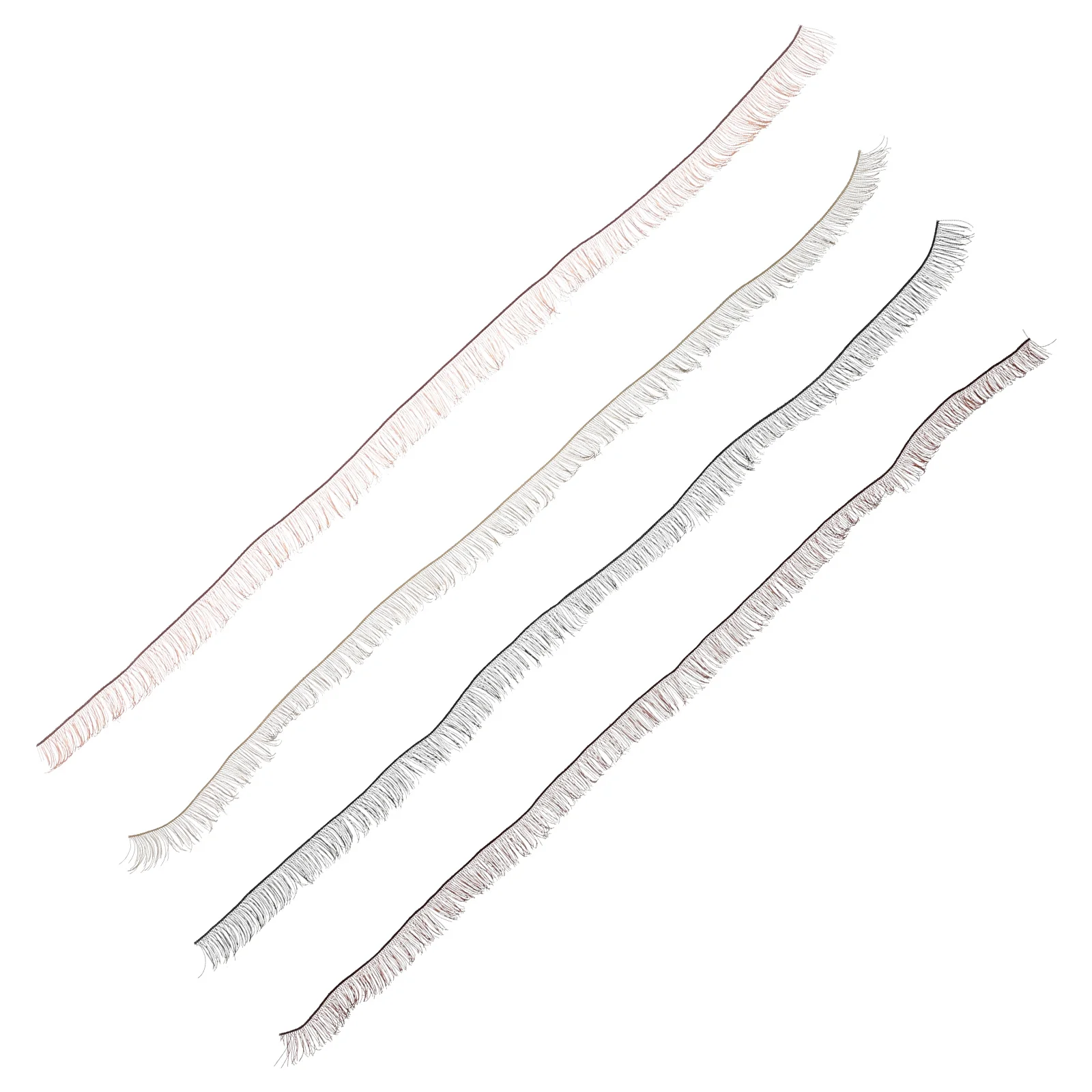 

4pcs Dolls Eyelashes Faux Eyelashes Fake Eyelashes Simulated Eyelashes DIY Accessories