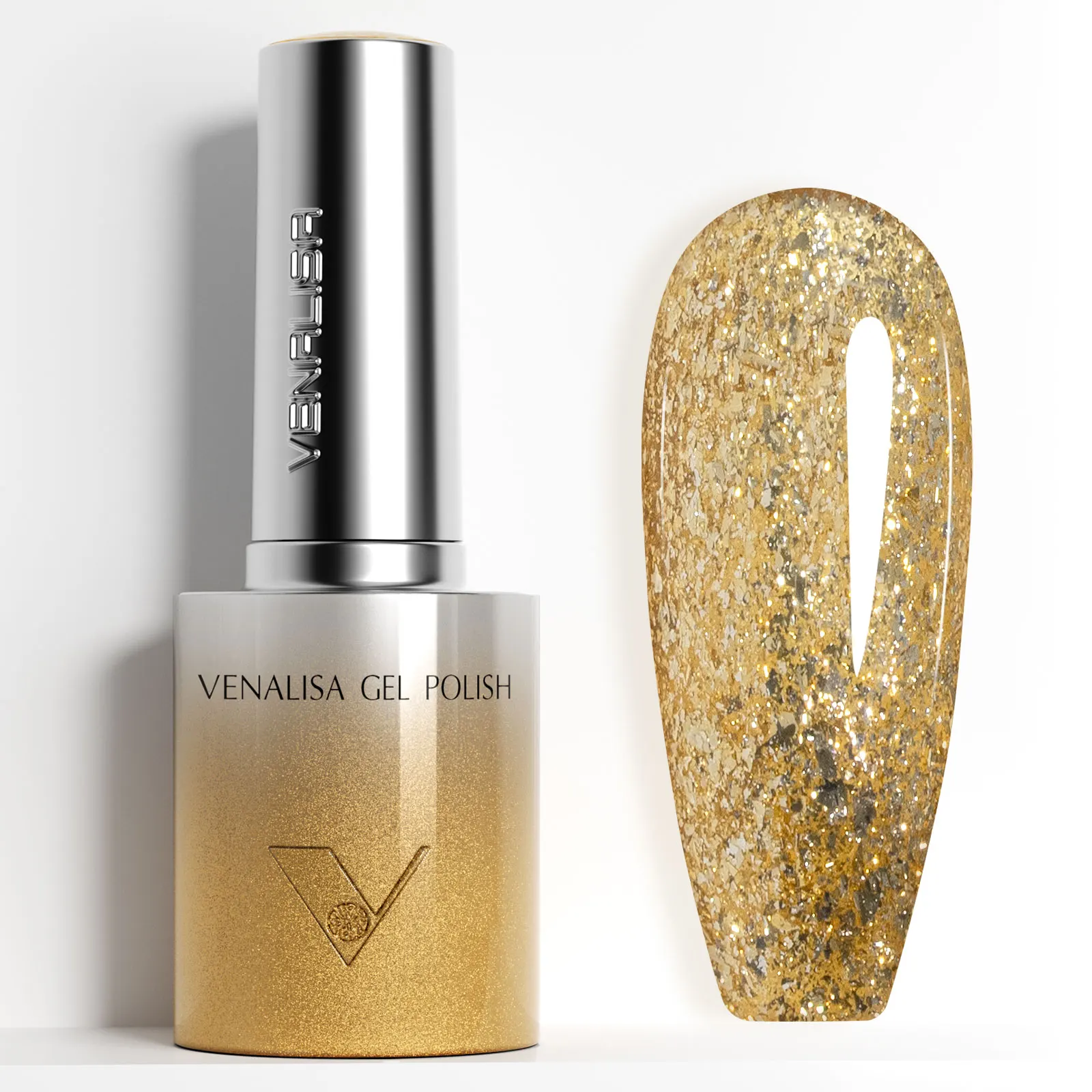 เวนาลิซ่า 10 มล. เจลทาเล็บแม่เหล็ก แคทอาย ปราศจากสาร HEMA และ TPO ประกายเพชรวิบวับ แบบลอกได้ แห้งด้วยแสง UV/LED  แบบกึ่งถาวร