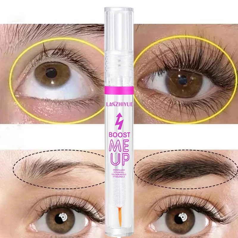 Siero per la crescita rapida delle ciglia, potenziatore naturale delle ciglia più lungo, più spesso, arricciatura delle ciglia, trattamento delle sopracciglia, trucco, prodotti per la cura degli occhi