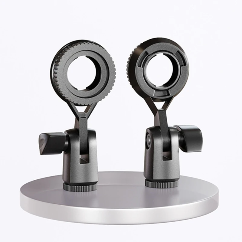 Q22A Verstelbare capacitieve microfoonstandaardhouder Klemclip voor standaardmontage