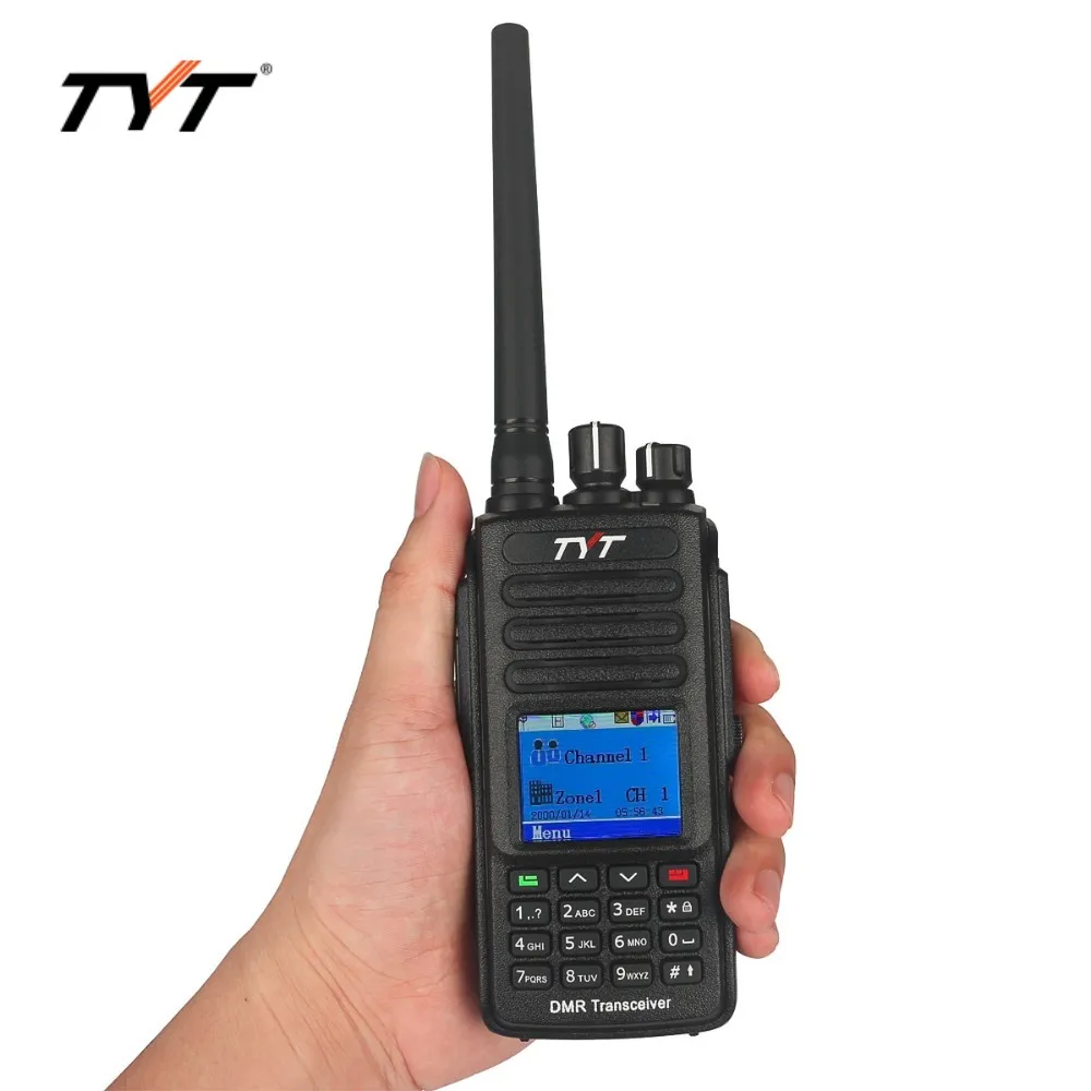 

dmr two way radio digital walkie talkie DMR radio digtial TYT MD-390 digital uhf radio 1000 contacts