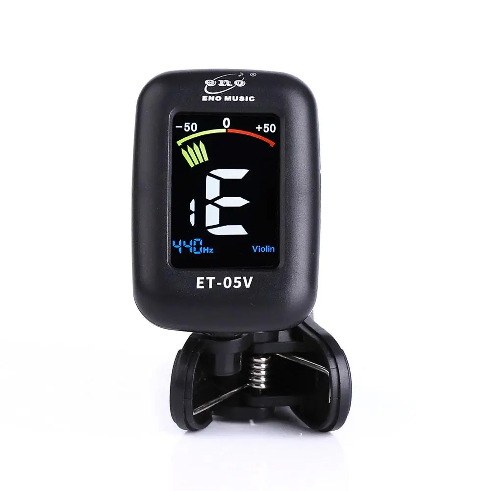 Eno ET05V Viool Tuner Mini Elektronische Tuner Voor Viool Altviool Cello Clip-On Tuner Draagbare Digitale Viool Onderdelen