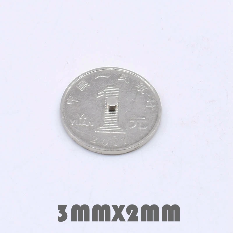 300 pz 3x2mm magneti al neodimio N35 magneti al neodimio Super potenti disco 3mm x 2mm Imanes Aimant piccolo magnete magnetico rotondo 3*2