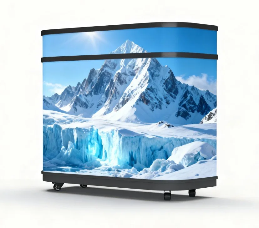 LED Front Desk Display DJ Desk PP2.5 Shopping Mall Bar Counter Flexible Screen with IP65 Waterproof 8K Resolution - view 4