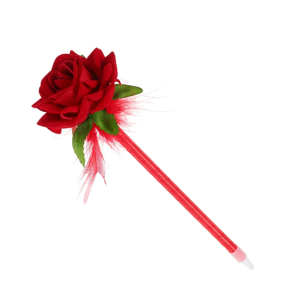 

Creative Artificial Rose Pens Floral Ballpoint Pen Gel Ink Writing Office Home Decoration Graduation Teacher Appreciation