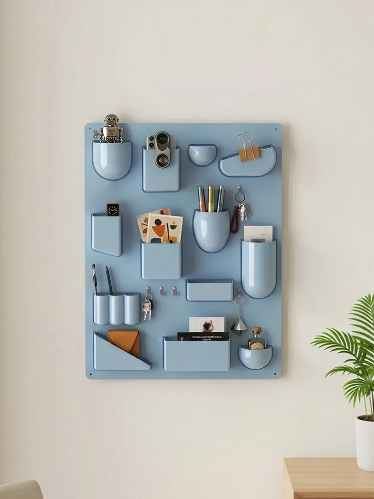 Cream wind creative wall rack Internet celebrities ins door porch storage rack desktop decoration utility rack props