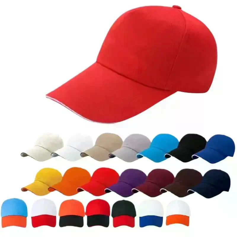 DIY Letter Embroidery 100 Percent Cotton Custom Baseball Cap Adjustable Unisex Snapback Hat for Outdoor Activities