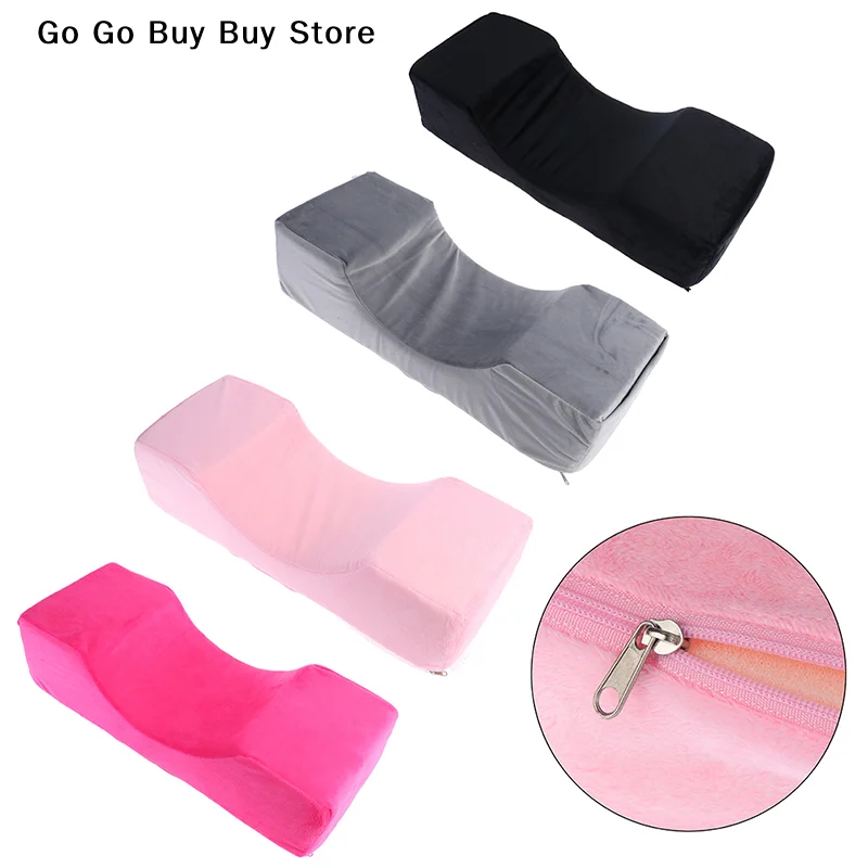 【S】U-Shaped Memory Foam False Eyelashes Pillow Ergonomic Curve Neck Pillow Salon Home Eyelash Transplantation Beauty Makeup