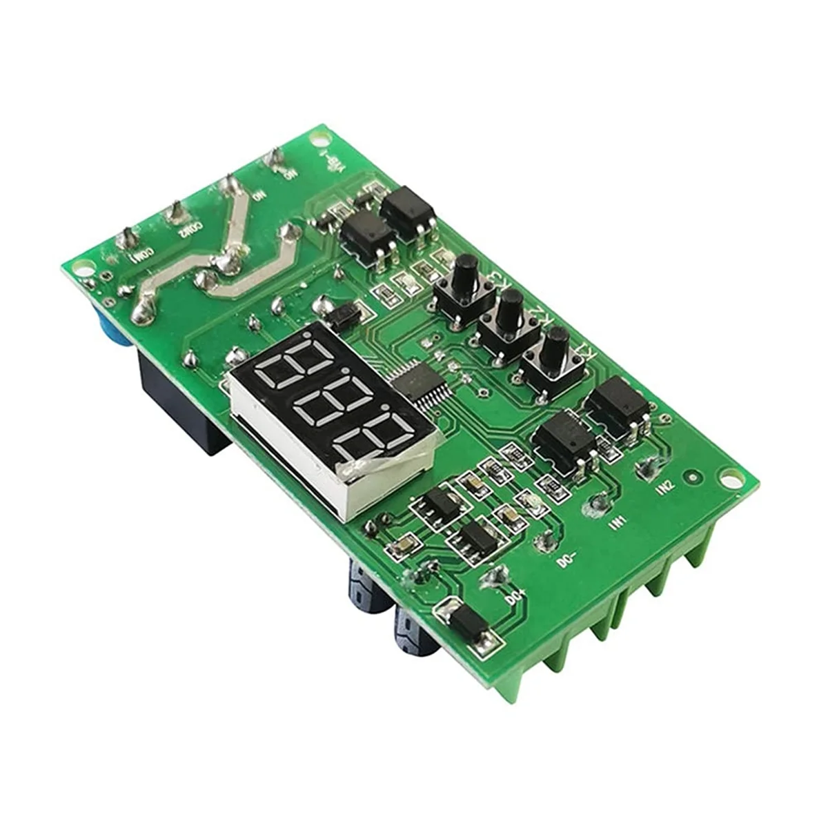 12V DC Motor Driver Board with Forward/Reverse Control, Low-Level Trigger, Programmable Delay and Timing Relay Module