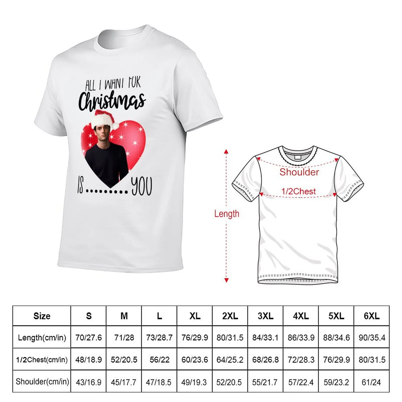 Funny Christmas Xmas you glass box Joe Goldberg Netflix you series fan penn badgley T-Shirt man t shirt designer T-Shirt