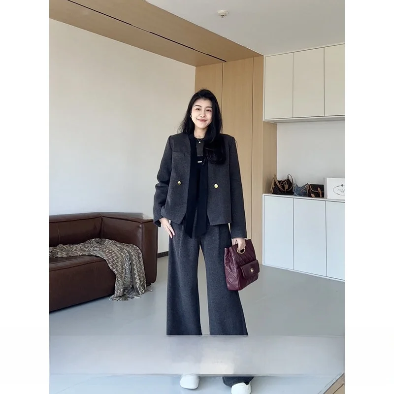 

Briti Sle down Jaet Commuter Straight Leg Pants Versatile Padded Coat Polyester Fiber White Du down Filling Zipper Cl...