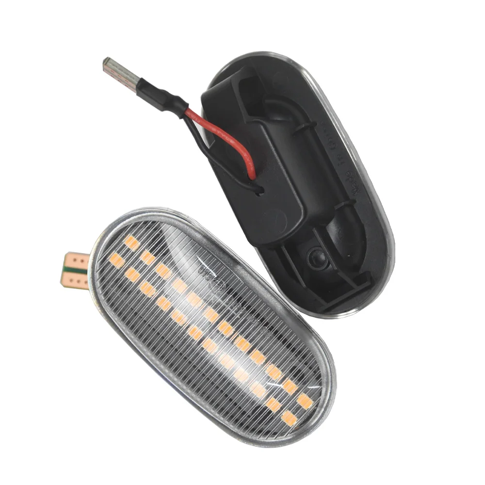 2X LED Dynamic Turn Signal Lamp Side Marker Light Side Lights For HONDA Prelude CRX S2000 Integra Fit Del Sol Acura Civic