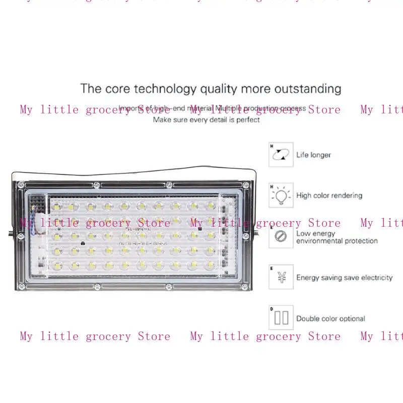 D5BD 50W LED Flood LED LED -Straßenlampe 110 V wasserdichtes IP65 Lighting IP65 LED -Spotlamp