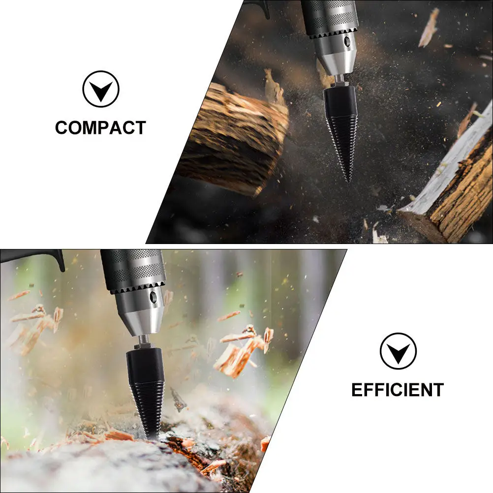42mm High Carbon Steel Firewood Drill Bit for Log Splitting and Wood Processing